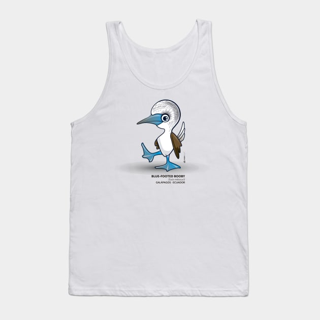 Blue Footed Booby Tank Top by makikelly